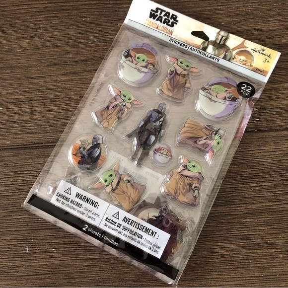 Hallmark Star Wars: The Mandalorian puff stickers - Picture 1 of 1